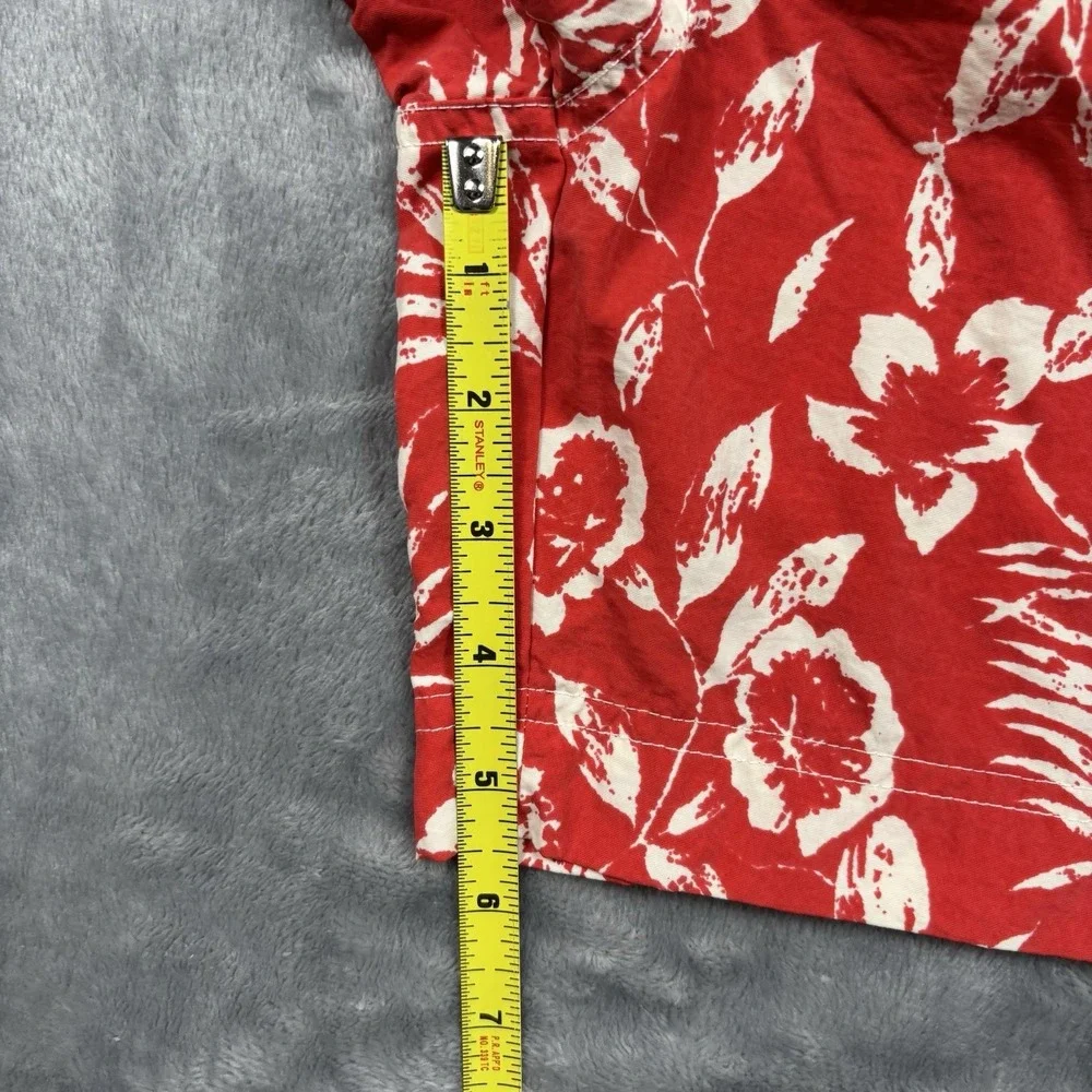 Vintage Polo Ralph Lauren Swim Trunks Mens Medium Red Floral Hawaiian Mesh Lined